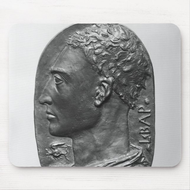 Medallion Self Portrait Mouse Mat (Front)