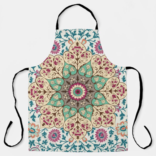 Medallion Vintage multi colour pattern in Turkish, Apron (Front)