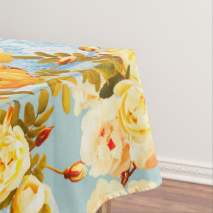 Medallions and Roses Tablecloth