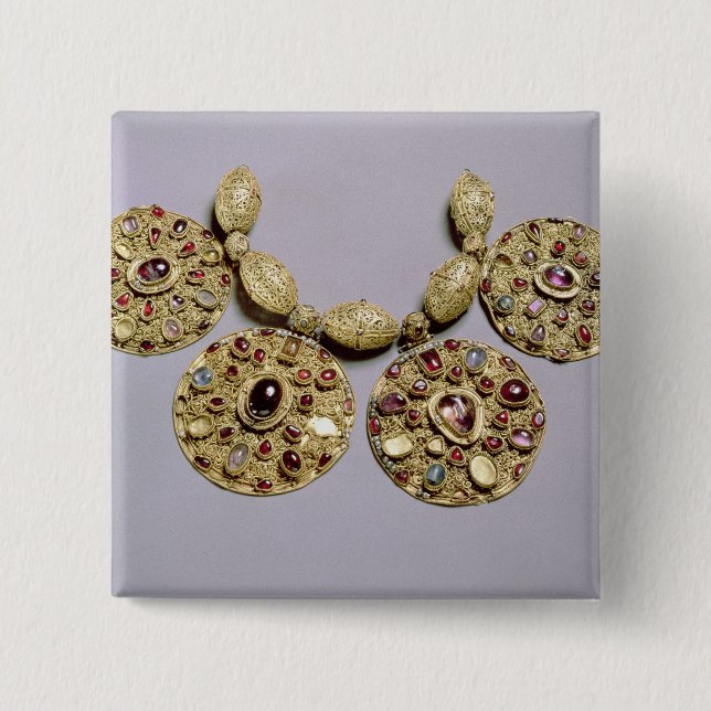 Medallions from 'Barmy Collar' 15 Cm Square Badge (Front)