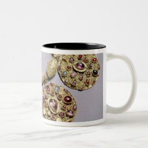 Medallions from 'Barmy Collar' Two-Tone Coffee Mug