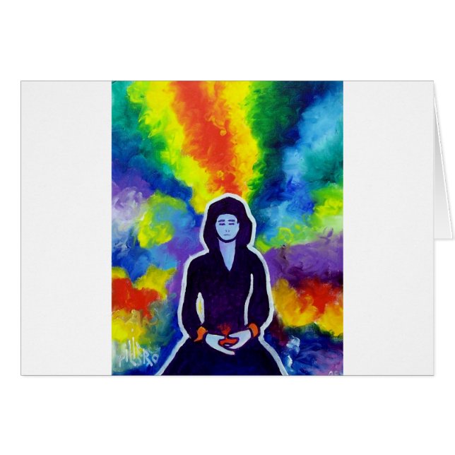 Medatating Woman by Piliero (Front Horizontal)