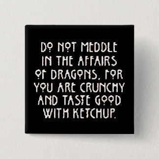 MeddlewithDragons 15 Cm Square Badge