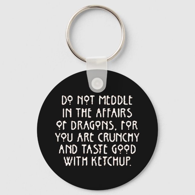 MeddlewithDragons Key Ring (Front)