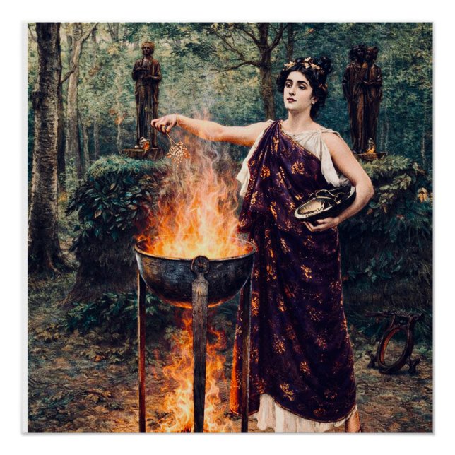 Medea Brewing Her Potion –  Poster (Front)