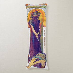 Medea (Medee), Alphonse Mucha Body Cushion