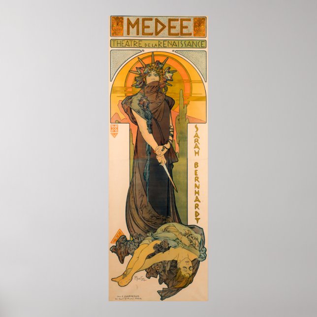 Medee by Alphonse Mucha  Poster (Front)