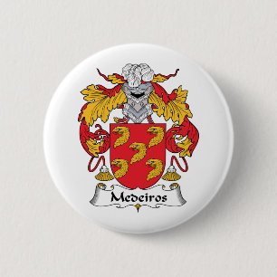 Medeiros Family Crest 6 Cm Round Badge
