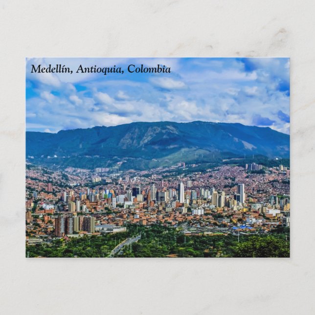 Medellín, Antioquia, Colombia City Postcard (Front)