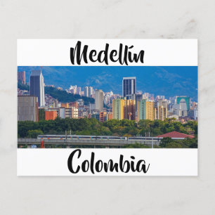 Medellín, Colombia, Cityscape Postcard