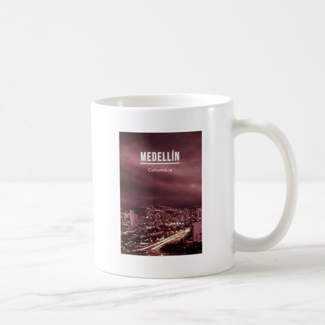 Medellin Colombia Coffee Mug (Right)