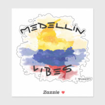 Medellín Vibes car sticker