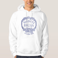 Medevi Brunn Logo Men's Hoodie (plain back)