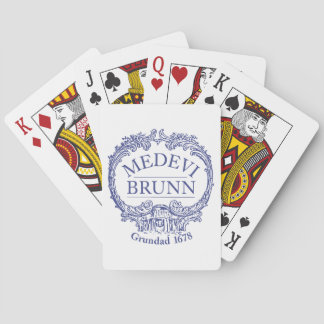 Medevi Brunn Logo Playing Cards