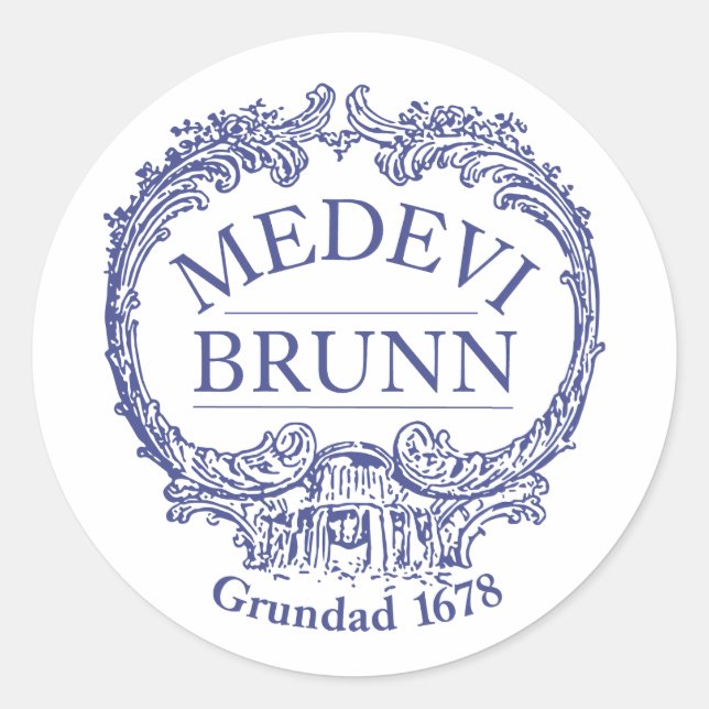 Medevi Brunn Logo Stickers (Front)