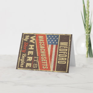 Medford Massachusetts Card