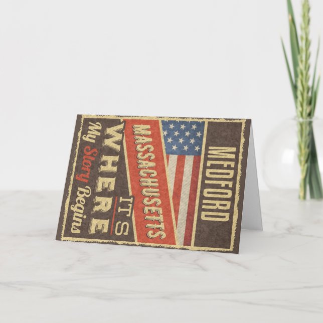 Medford Massachusetts Card (Front)