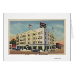 Medford, Oregon - Hotel Jackson View with Old