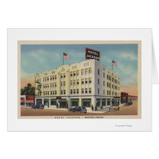 Medford, Oregon - Hotel Jackson View with Old (Front Horizontal)