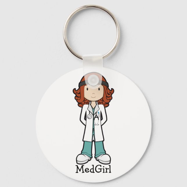 MedGirl Key Ring (Front)
