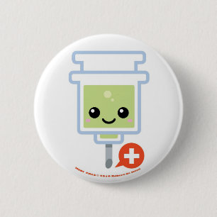 Medi Pals Needle 6 Cm Round Badge