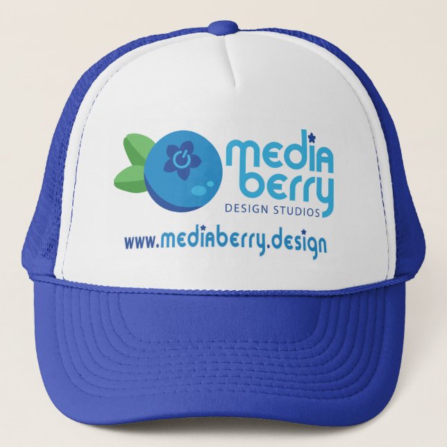 Media Berry Trucker Hat (Front)