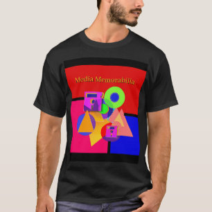 Media Memorabilia Mens Fun Black Casual T-Shirt