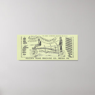 MEDIA PENNSYLVANIA OPERATING ENGINEER 1889 MACHINE CANVAS PRINT