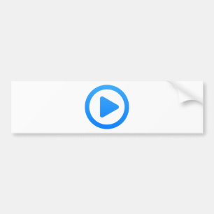 Media player Sign Bumper Sticker