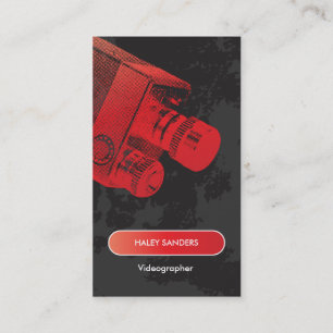 Media Professional Filmmaker Business Card