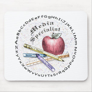Media Specialist Mouse Mat