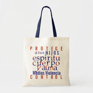 Media Violence Control - Spirit Body Soul Tote Bag