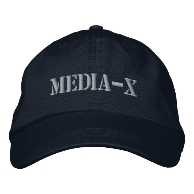 Media-X Embroidered Cap | Empower Your Voice (Front)