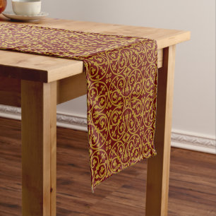 Mediaeval 13th Century Pattern Short Table Runner