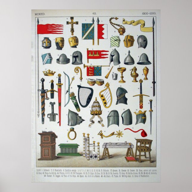 Mediaeval Accessories Poster (Front)