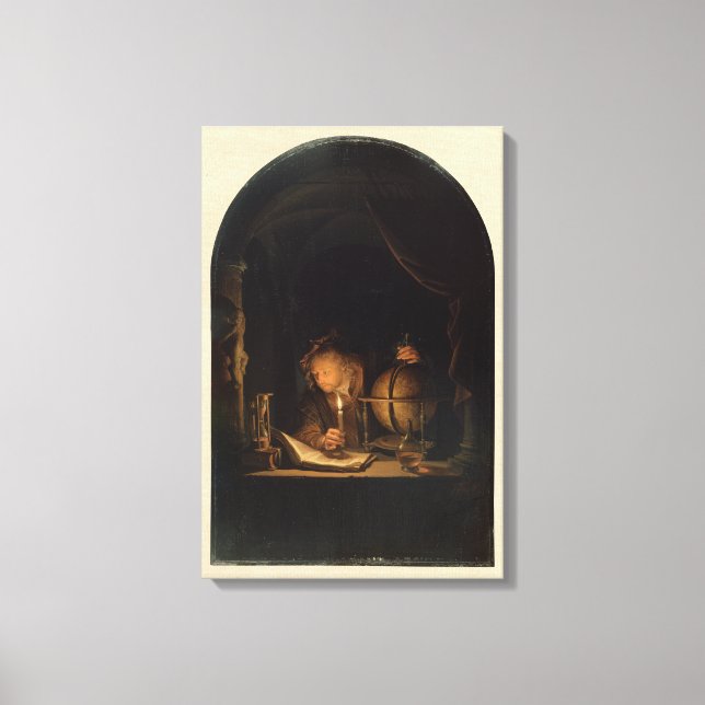 Mediaeval Alchemist Philosopher Canvas Print (Front)