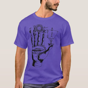 Mediaeval Alchemy Hand Symbols T-Shirt