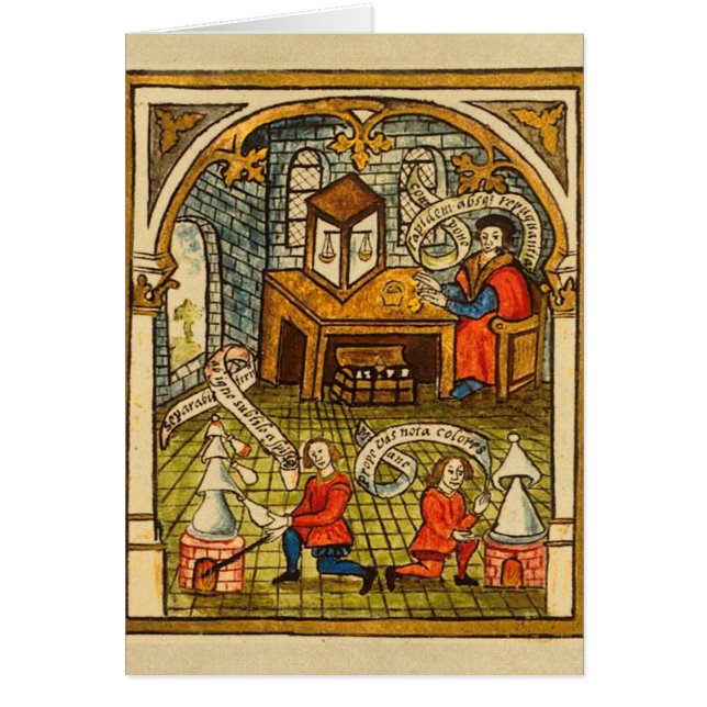 Mediaeval Alchemy Lab Card (Front)
