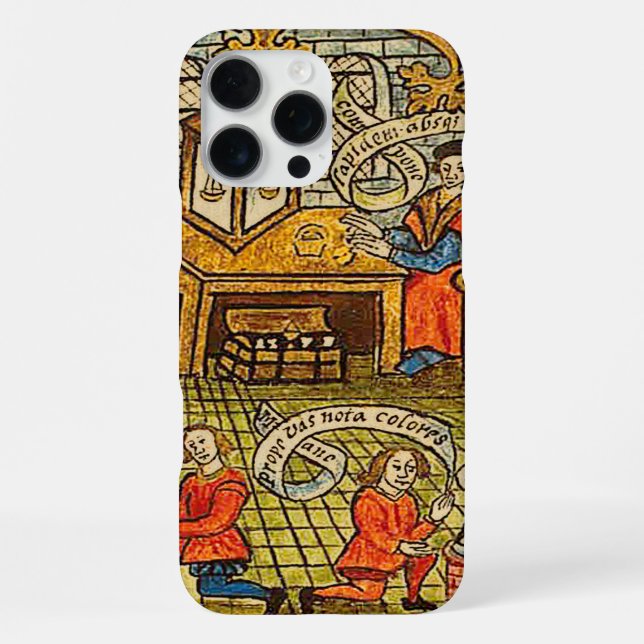 Mediaeval Alchemy Lab iPhone Case (Back)