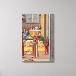 Mediaeval amputation scene canvas print