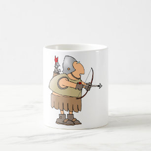 Mediaeval Archer Warrior Funny Knight with Bow Coffee Mug