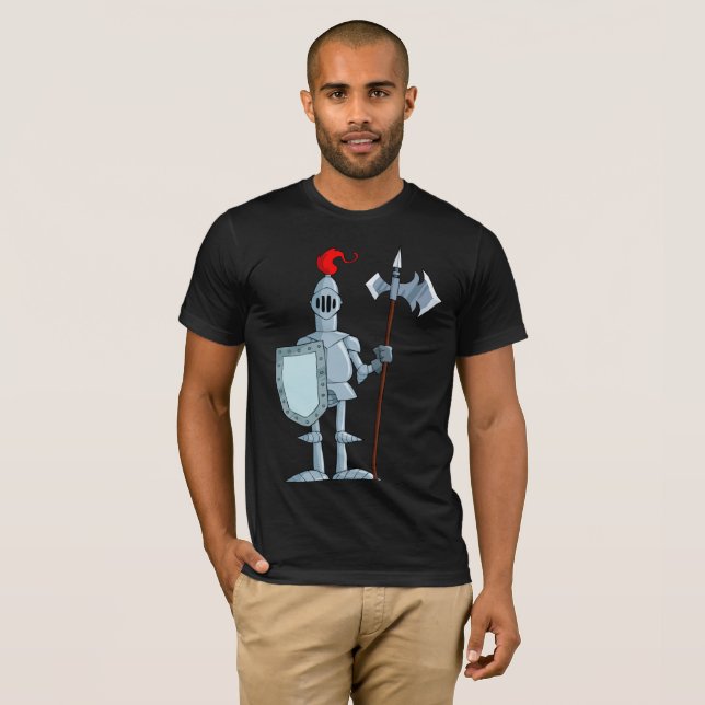 Mediaeval Armour Knight Character T-Shirt (Front Full)