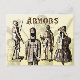 Mediaeval Armours Postcard