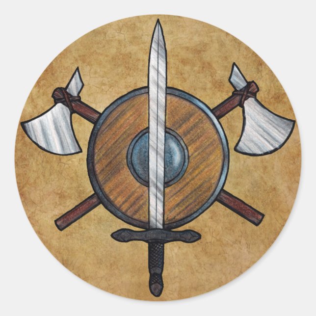Mediaeval Arms Classic Round Sticker (Front)