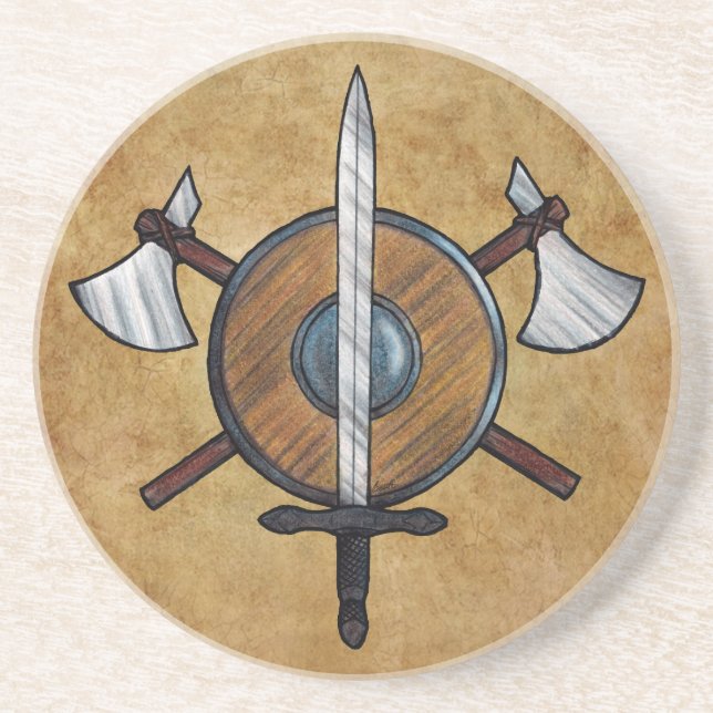 Mediaeval Arms Coaster (Front)