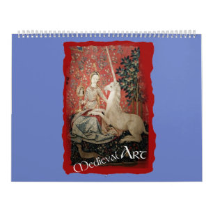 Mediaeval Art - Lady and the Unicorn (by ACCI) Calendar