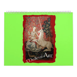Mediaeval Art - Lady and the Unicorn (by ACCI) Calendar