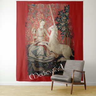 Mediaeval Art - Lady and the Unicorn (by ACCI)  Tapestry