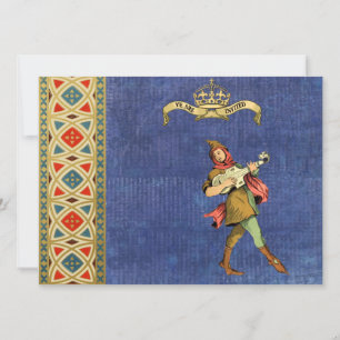 Mediaeval Bard Wedding Invites