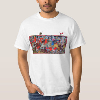 Mediaeval battle unique manuscript illumination T-Shirt